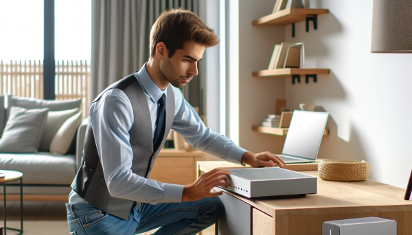 Installation d'une Box internet